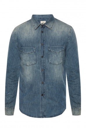 Denim shirt with tears, zdjęcie 1 Denim shirt with tears od Kent & Curwen